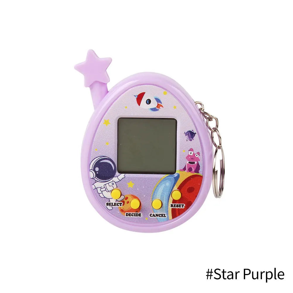 PIXPET Virtual Pet Keychain — Retro Electronic Digital Pet Toy