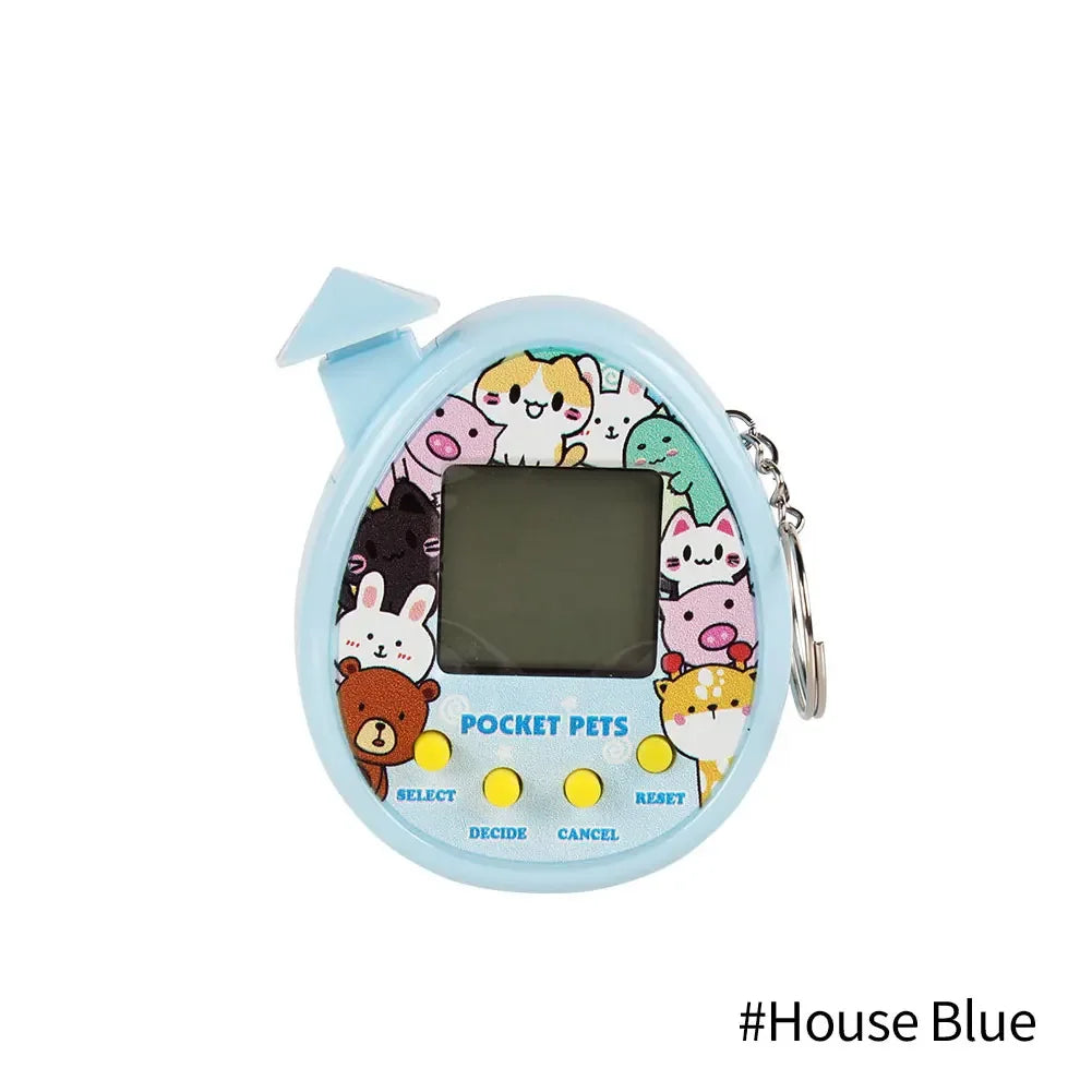 PIXPET Virtual Pet Keychain — Retro Electronic Digital Pet Toy
