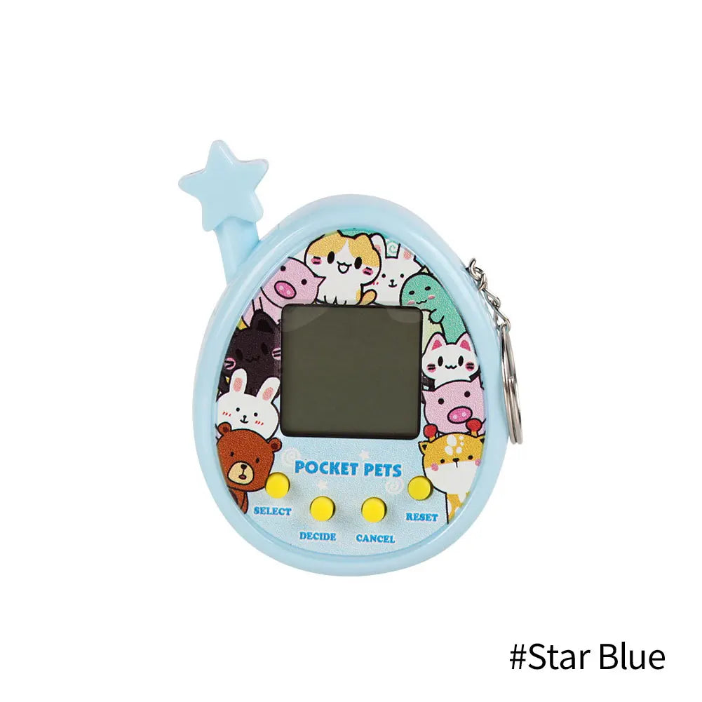 PIXPET Virtual Pet Keychain — Retro Electronic Digital Pet Toy
